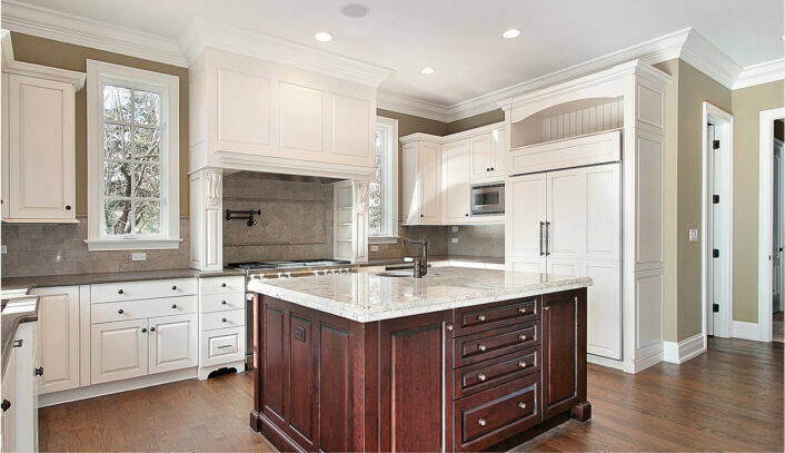 Transitional Two-tone Kitchen Remodel