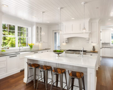 Modern white kitchen